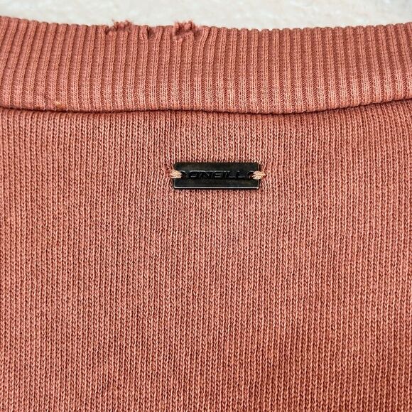 Vintage O'Neill Graphic Surfer Women’s Burlwood Hibiscus Sweatshirt Size Medium - Picture 4 of 6